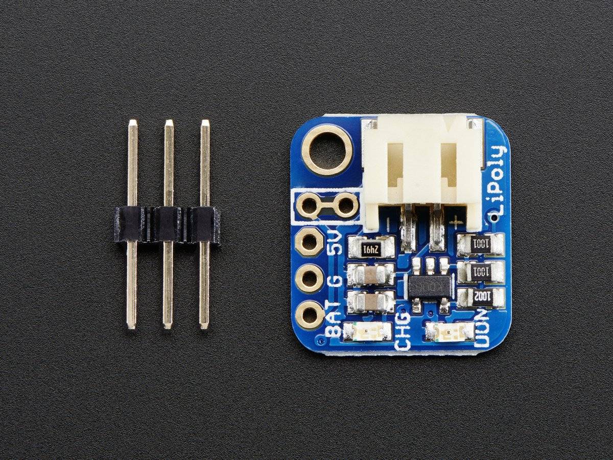 Adafruit Pro Trinket LiIon LiPoly Backpack Add-On 3.3V Platine 2124