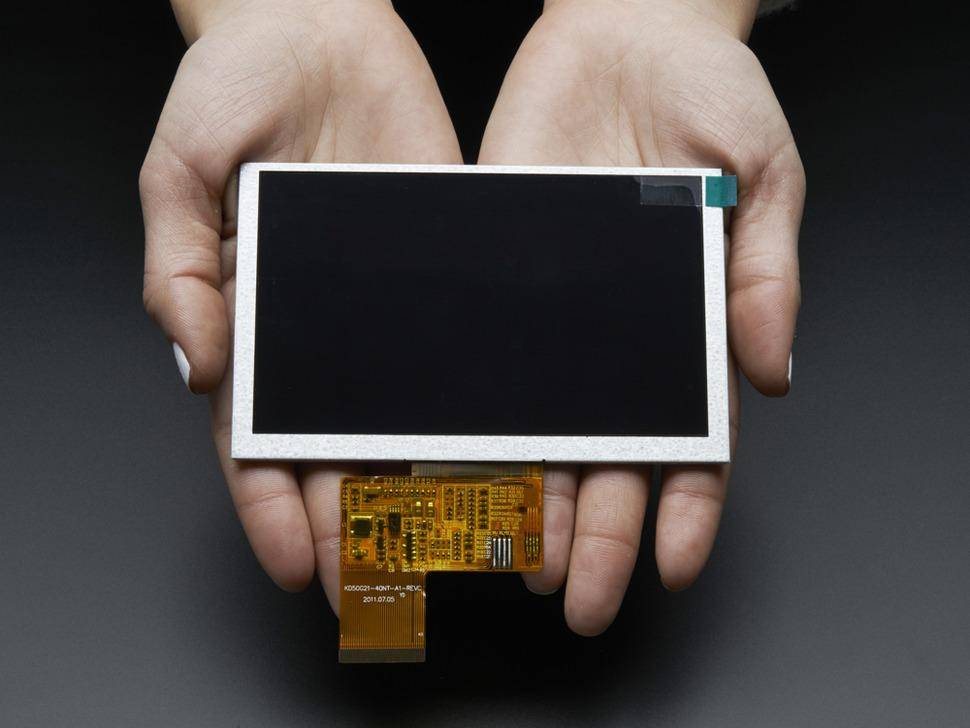 Adafruit 5.0" 40-pin TFT Display, 800x480 ohne Touchscreen