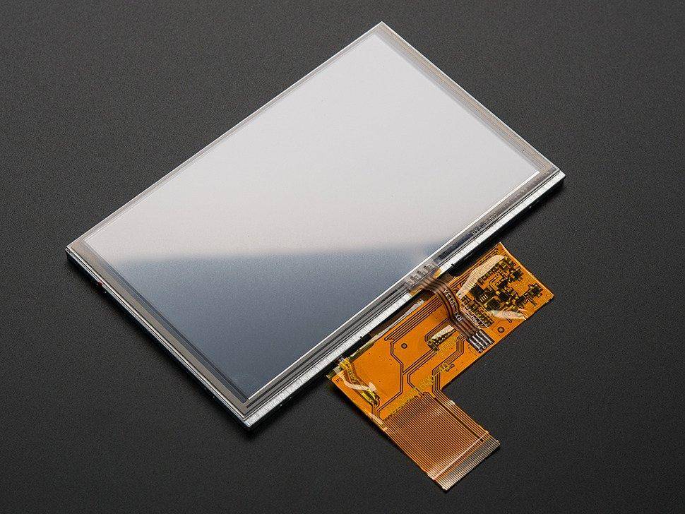 Adafruit 5.0" 40-pin TFT Display, 800x480 mit Touchscreen