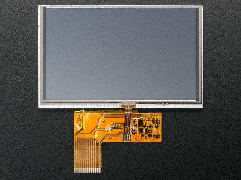 Adafruit 5.0" 40-pin TFT Display, 800x480 mit Touchscreen