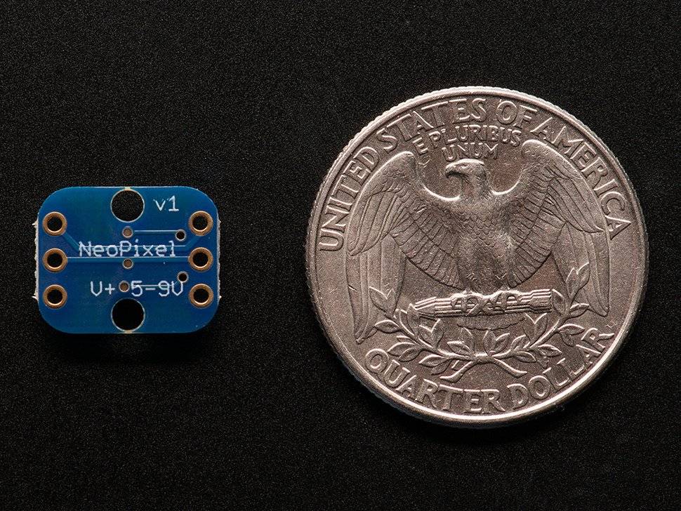 Adafruit Breadboard-friendly RGB Smart NeoPixel Pack of 4