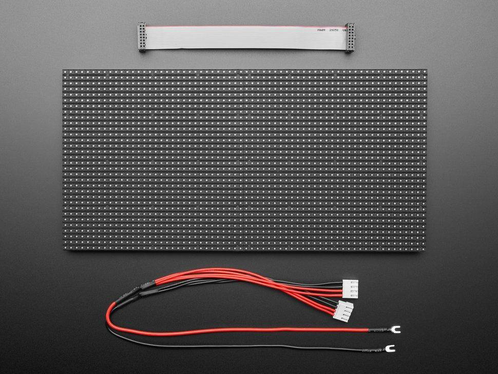 64x32 RGB LED Matrix - 5mm Raster