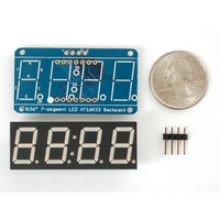 Adafruit 0.56" 4-Ziffern 7-Segment Display mit I2C Backpack - Weiß Adafruit 0.56" 4-Ziffern 7-Segment Display mit I2C Backpack - Weiß