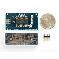 Adafruit 0.56" 4-Ziffern 7-Segment Display mit I2C Backpack - Weiß Adafruit 0.56" 4-Ziffern 7-Segment Display mit I2C Backpack - Weiß