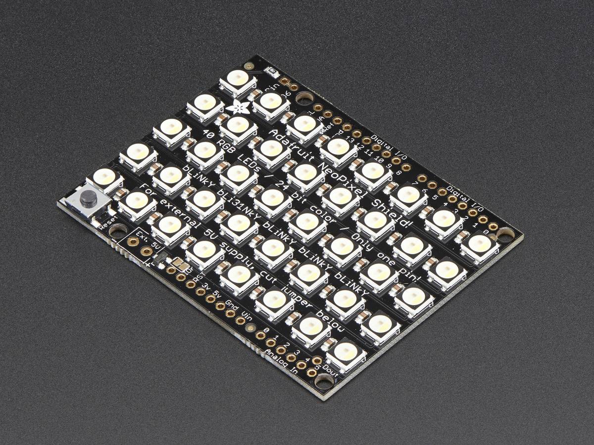Adafruit NeoPixel Shield - 40 RGBW - Cool White