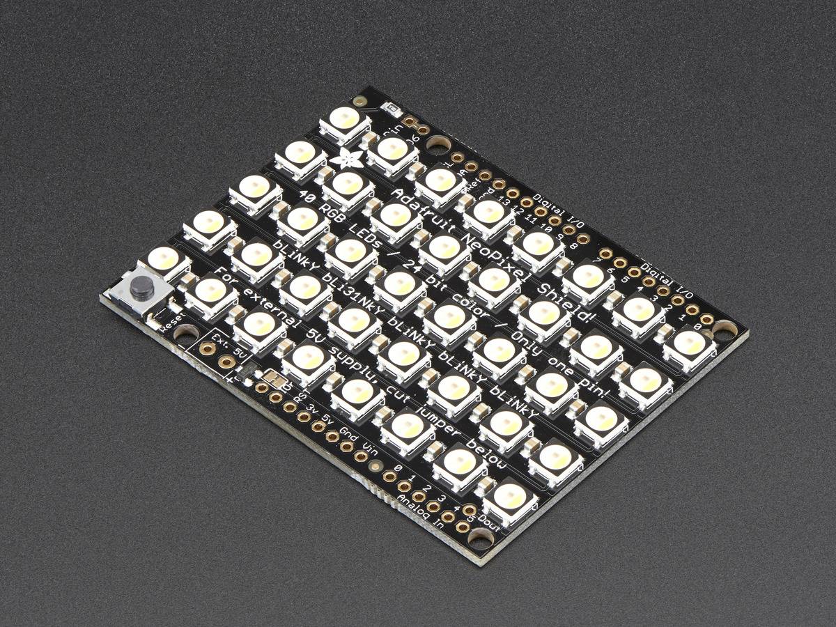 Adafruit NeoPixel Shield - 40 RGBW - Warm White