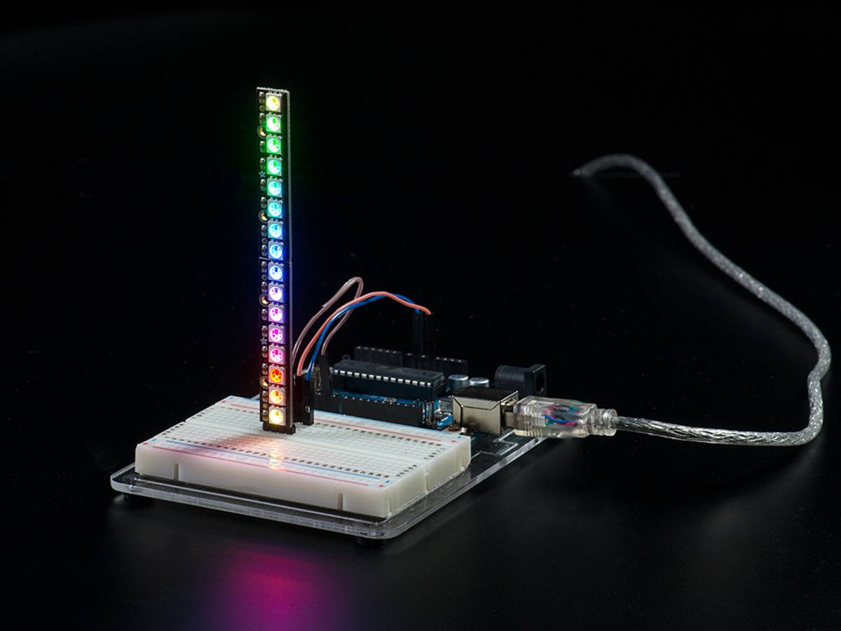 Adafruit NeoPixel Stick 8x 5050 RGB LED with Integrated Drivers 1426