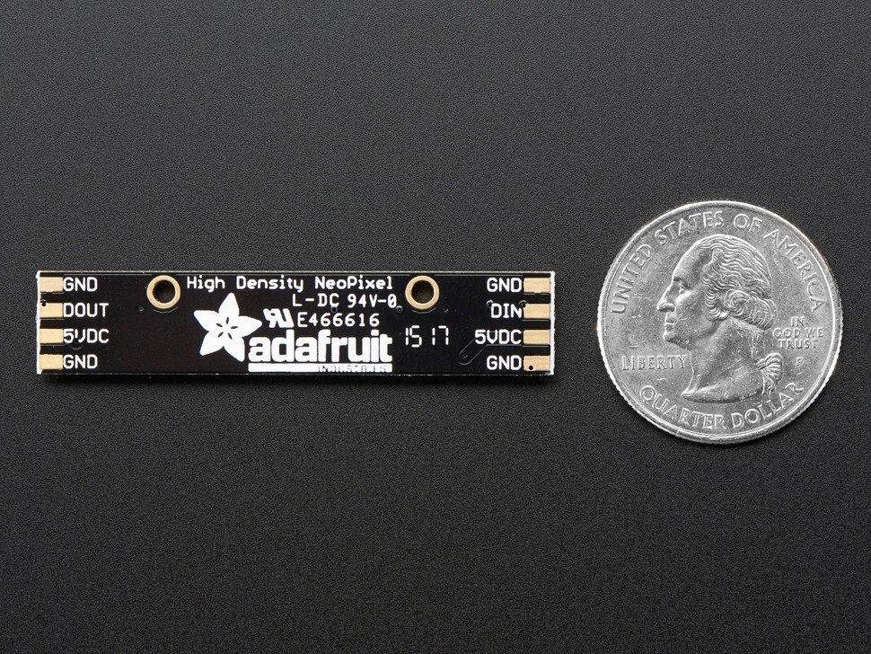 Adafruit NeoPixel Stick - 8 x 5050 RGBW LEDs - Natürliches Weiß - ~4500K