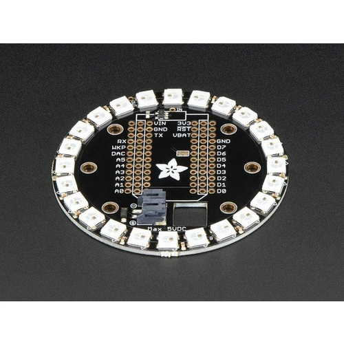 Adafruit Particle/Spark NeoPixel Ring Kit - 24 NeoPixels Adafruit Particle/Spark NeoPixel Ring Kit - 24 NeoPixels