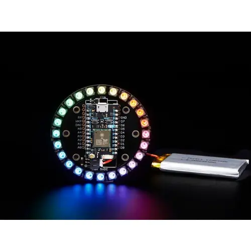 Adafruit Particle/Spark NeoPixel Ring Kit - 24 NeoPixels Adafruit Particle/Spark NeoPixel Ring Kit - 24 NeoPixels