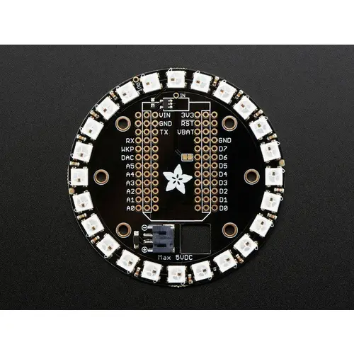 Adafruit Particle/Spark NeoPixel Ring Kit - 24 NeoPixels Adafruit Particle/Spark NeoPixel Ring Kit - 24 NeoPixels