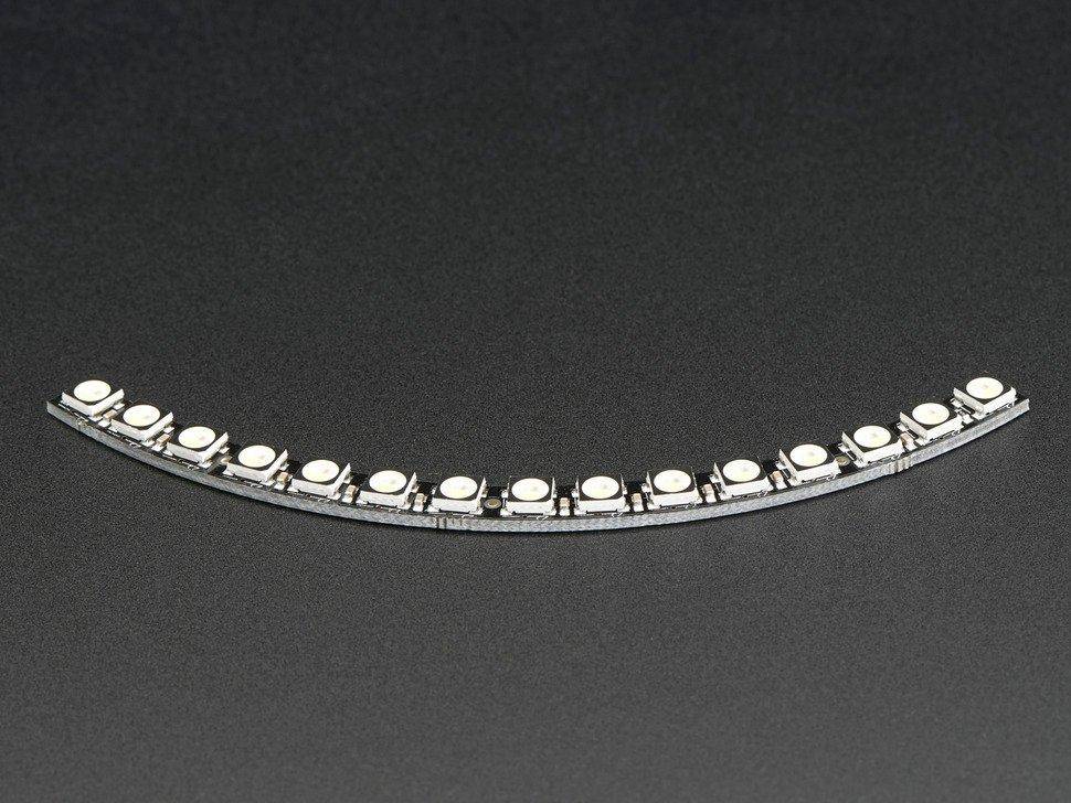 Adafruit NeoPixel 1/4 60 Ring - 5050 RGBW LED mit integrierten Treibern, natürliches Weiß