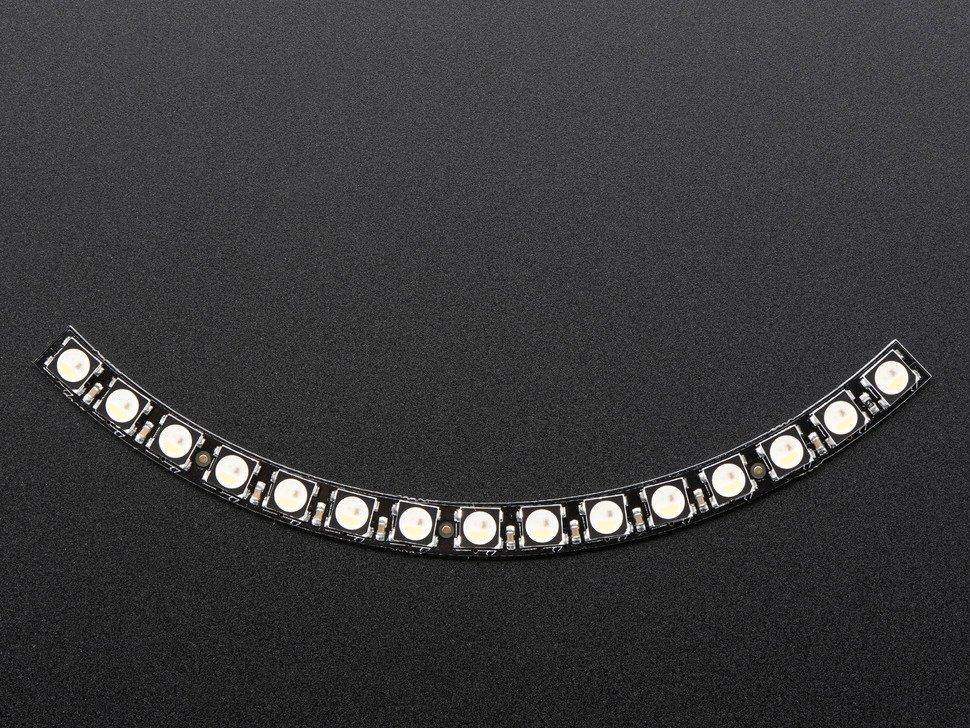 Adafruit NeoPixel 1/4 60 Ring - 5050 RGBW LED mit integrierten Treibern, natürliches Weiß