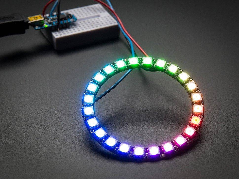 Adafruit NeoPixel Ring - 24 x 5050 RGB LED mit integrierten Treibern