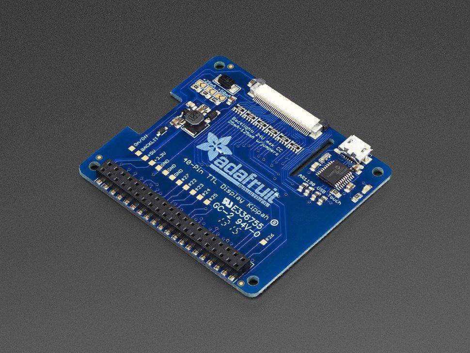 Adafruit DPI TFT Kippah für Raspberry Pi, Touch Support