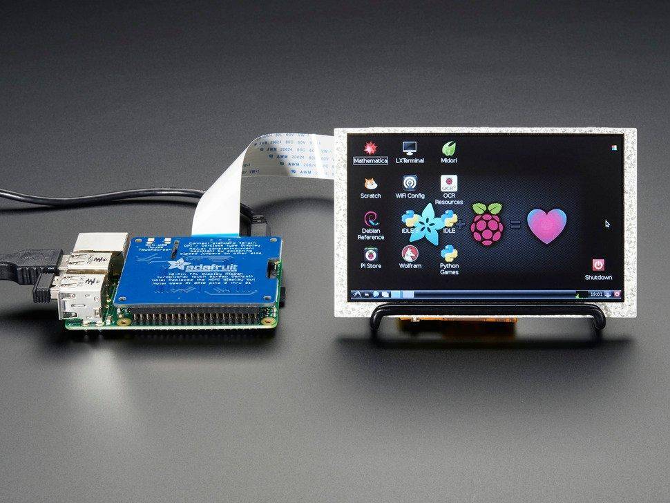 Adafruit DPI TFT Kippah für Raspberry Pi