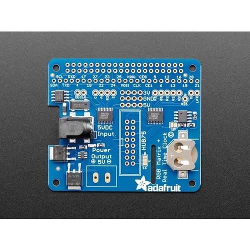Adafruit RGB Matrix HAT + RTC für Raspberry Pi - Mini Kit Adafruit RGB Matrix HAT + RTC für Raspberry Pi - Mini Kit