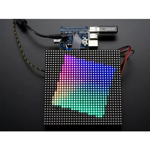 Adafruit RGB Matrix HAT + RTC für Raspberry Pi - Mini Kit Adafruit RGB Matrix HAT + RTC für Raspberry Pi - Mini Kit
