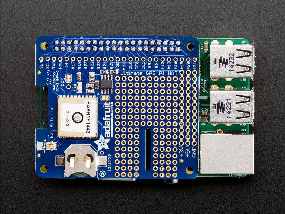 Adafruit Ultimate GPS HAT für Raspberry Pi