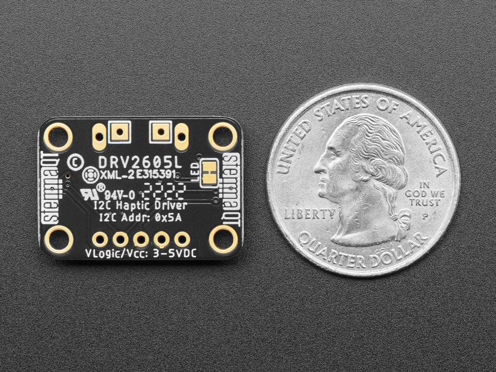Adafruit DRV2605L Haptic Motor Controller STEMMA QT Qwiic 2305