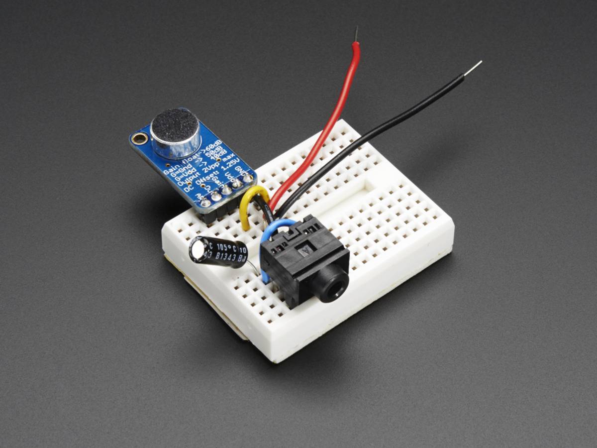 Adafruit Electret Microphone Amplifier MAX9814 with Auto Gain Control 1713