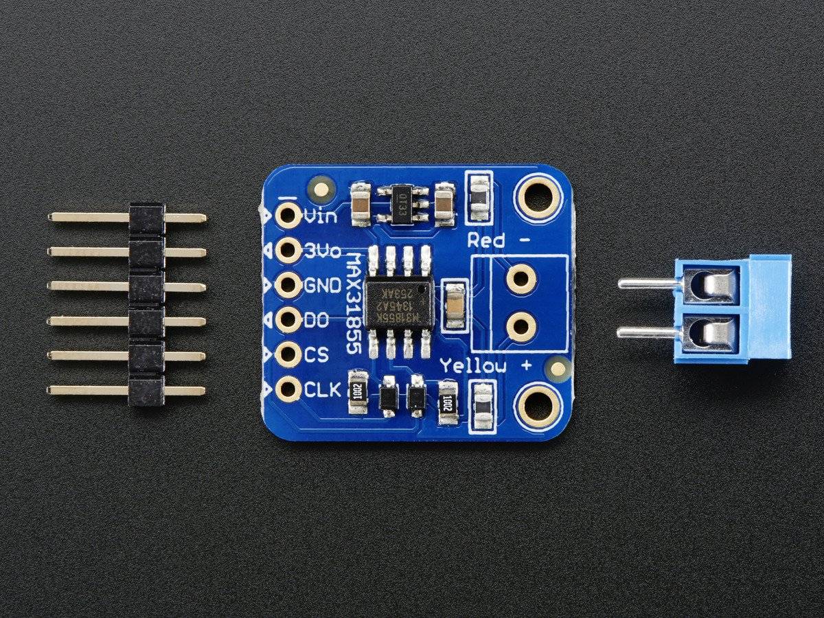 Adafruit Thermocouple Amplifier MAX31855 Breakout Board (MAX6675 Upgrade) 269
