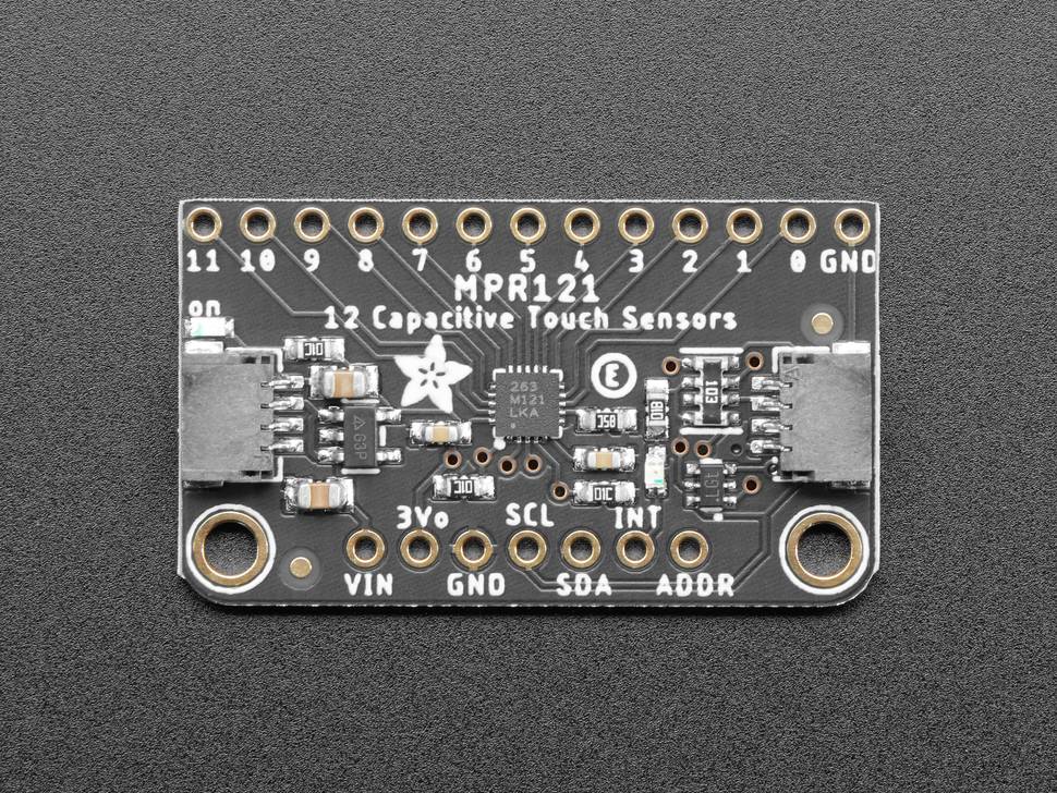 Adafruit 12-Key Capacitive Touch Sensor Breakout - MPR121 - STEMMA QT 1982