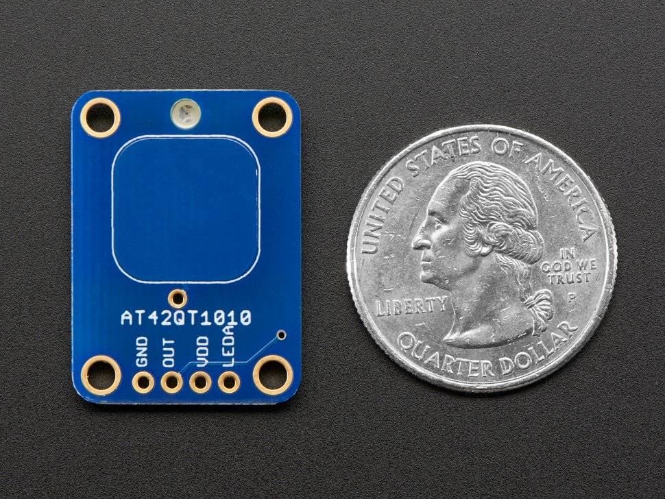Adafruit Standalone Momentary Capacitive Touch Sensor Breakout - AT42QT1010