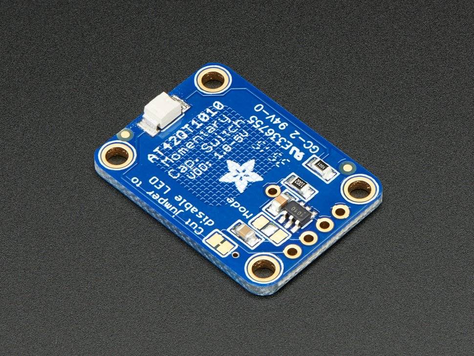 Adafruit Standalone Momentary Capacitive Touch Sensor Breakout - AT42QT1010