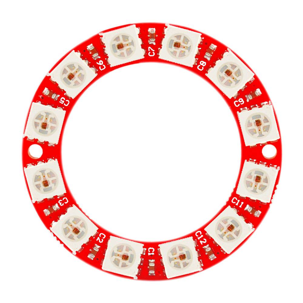 LED Ring 12 x 5050 RGB LEDs WS2812 mit integrierten Treibern