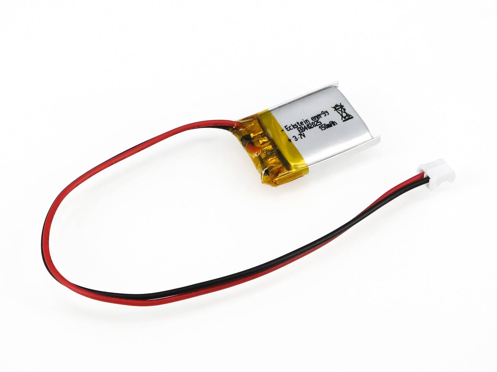 LiPo Akku Lithium-Ion Polymer Batterie 3,7V 150mAh JST-PH Connector