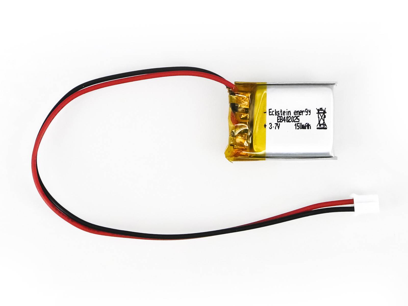 LiPo Akku Lithium-Ion Polymer Batterie 3,7V 150mAh JST-PH Connector