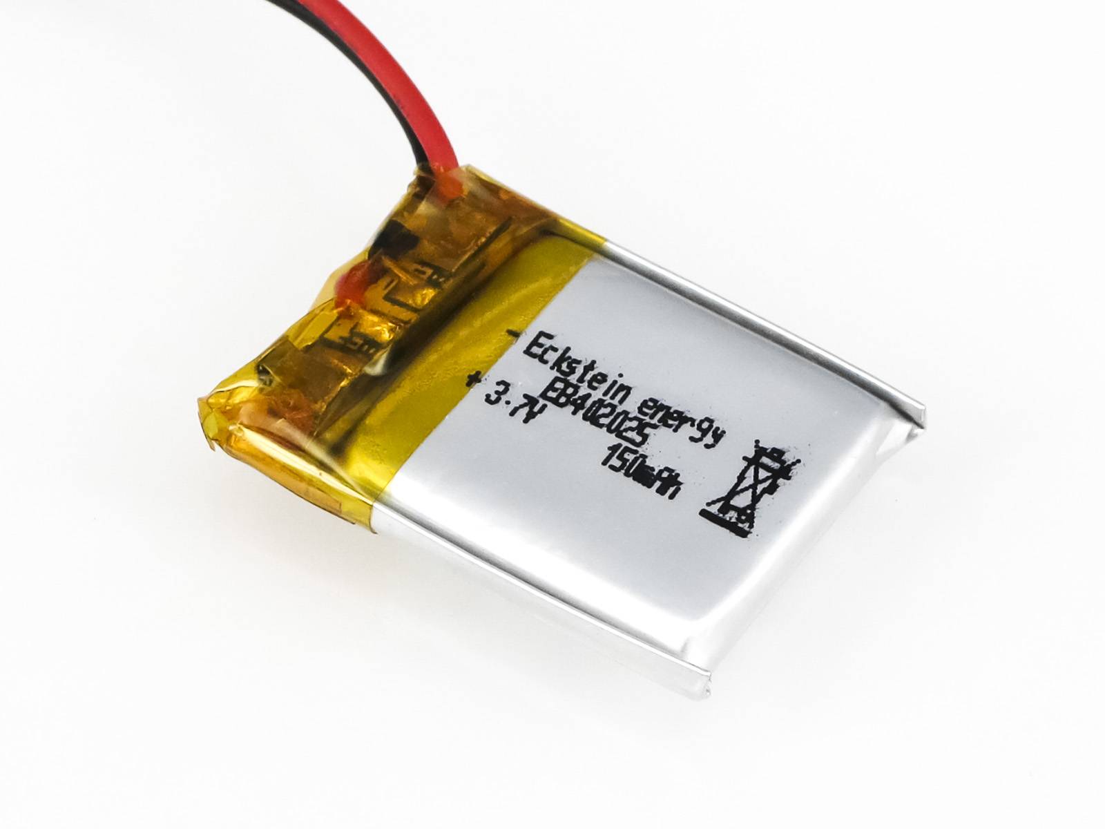 LiPo Akku Lithium-Ion Polymer Batterie 3,7V 150mAh JST-PH Connector
