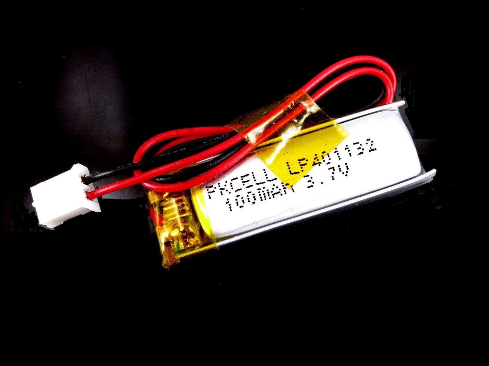 LiPo Akku Lithium-Ion Polymer Batterie 3,7V 105mAh JST-PH Connector