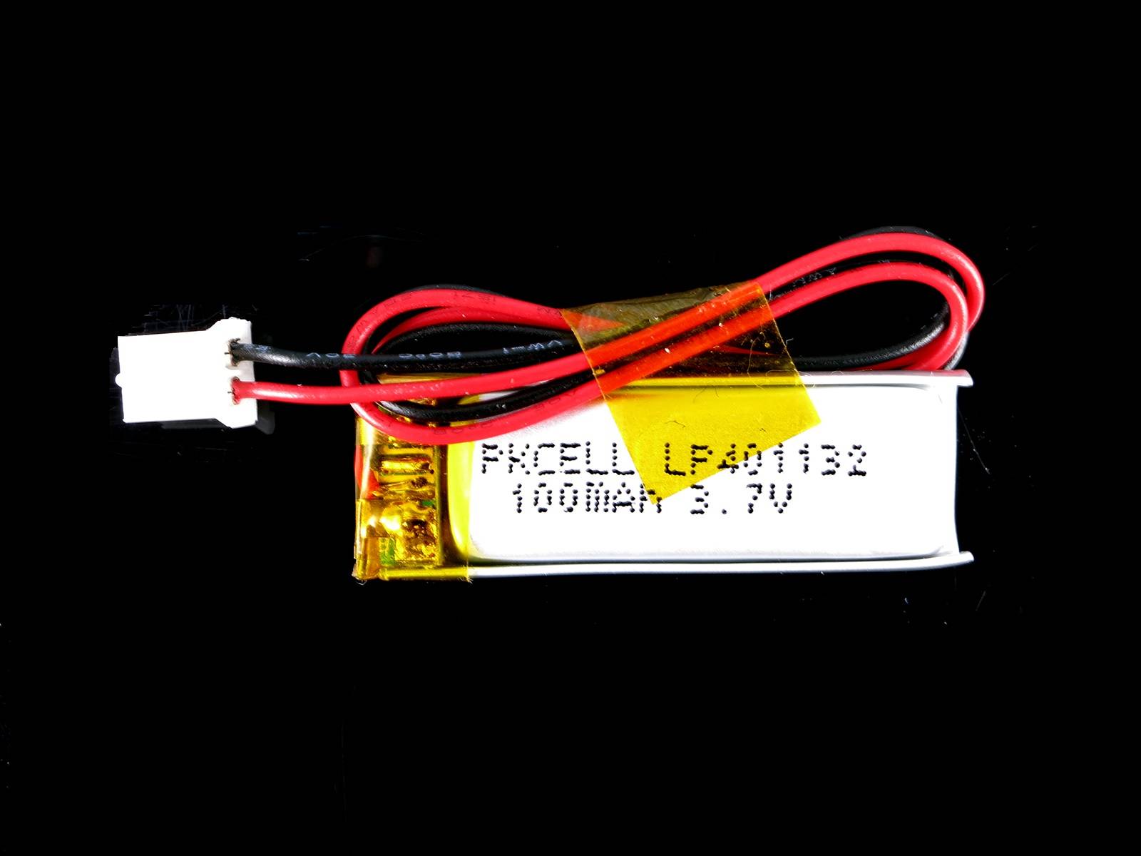 LiPo Akku Lithium-Ion Polymer Batterie 3,7V 105mAh JST-PH Connector