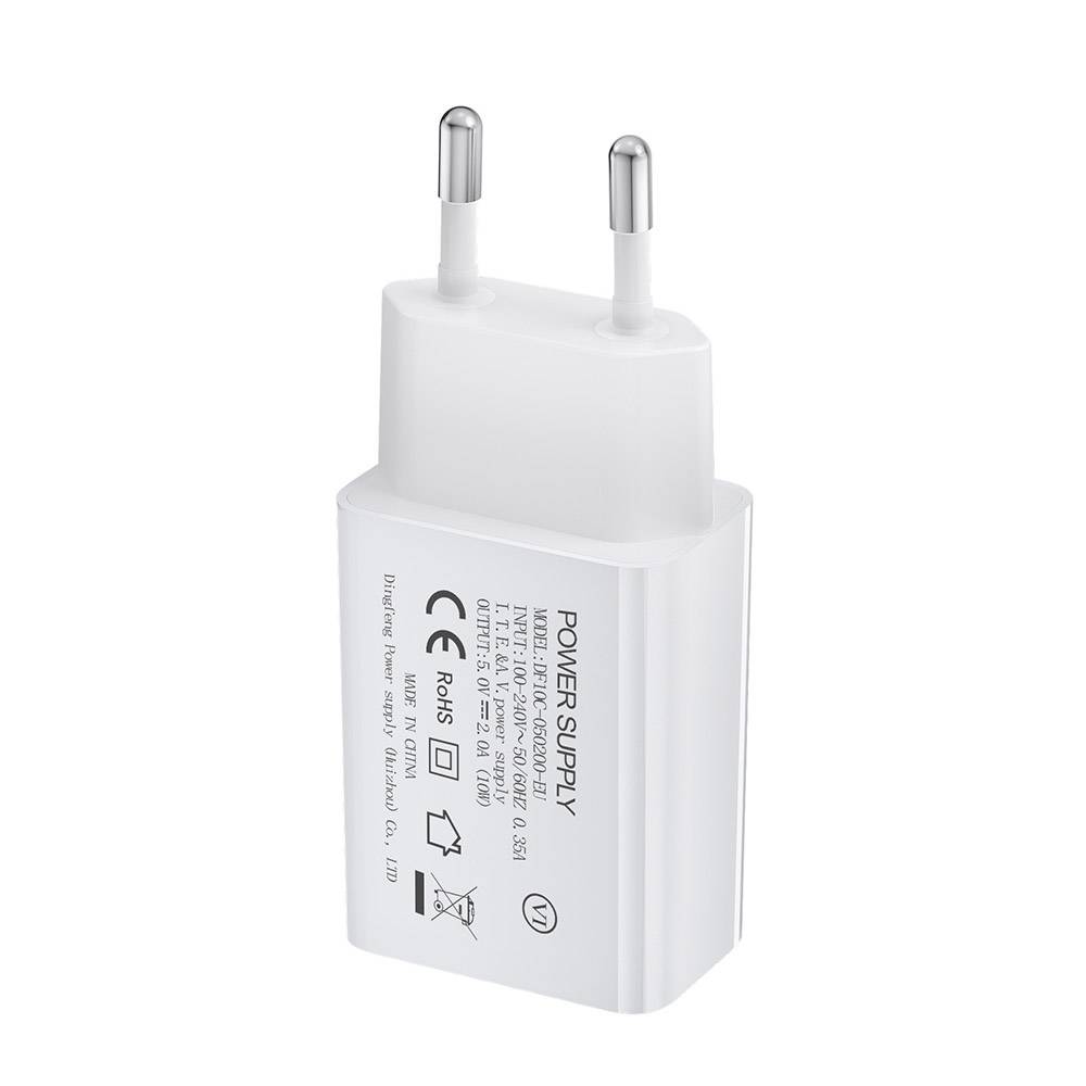 2-Port Dual USB Charger EU Plug Ladegerät Adapter Netzteil 10W 5V 2A USB A