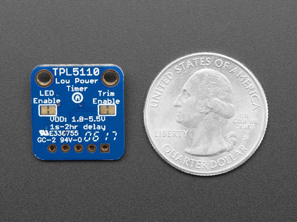 Adafruit TPL5110 Low Power Timer Breakout, Turn Any Device into Low Power 100ms to 2h 3435