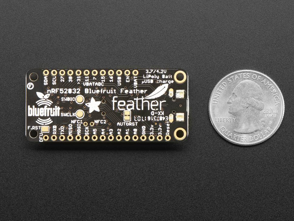 Adafruit Wireless Feather nRF52 Bluefruit LE - nRF52832 Low Energy Board 3406