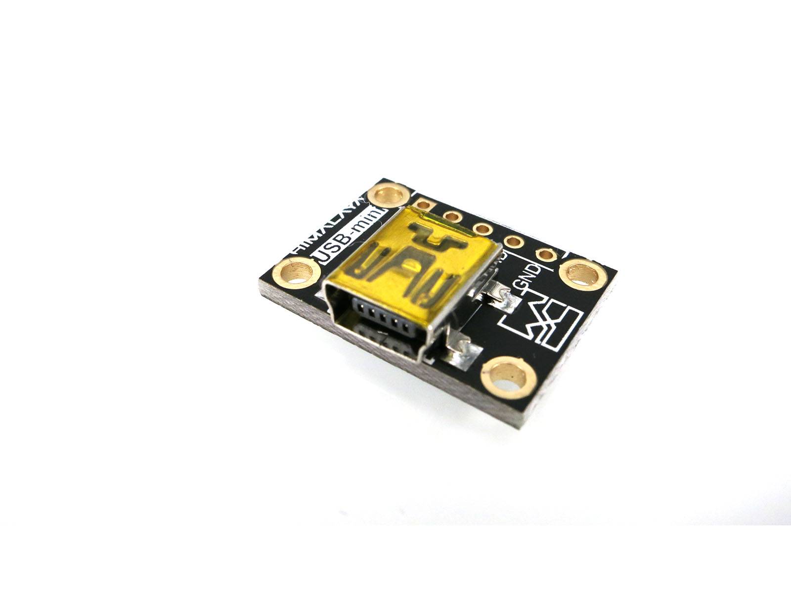 USB Mini-B Connector Breakout Board Mini USB to DIP 5 Pin Adapter Board