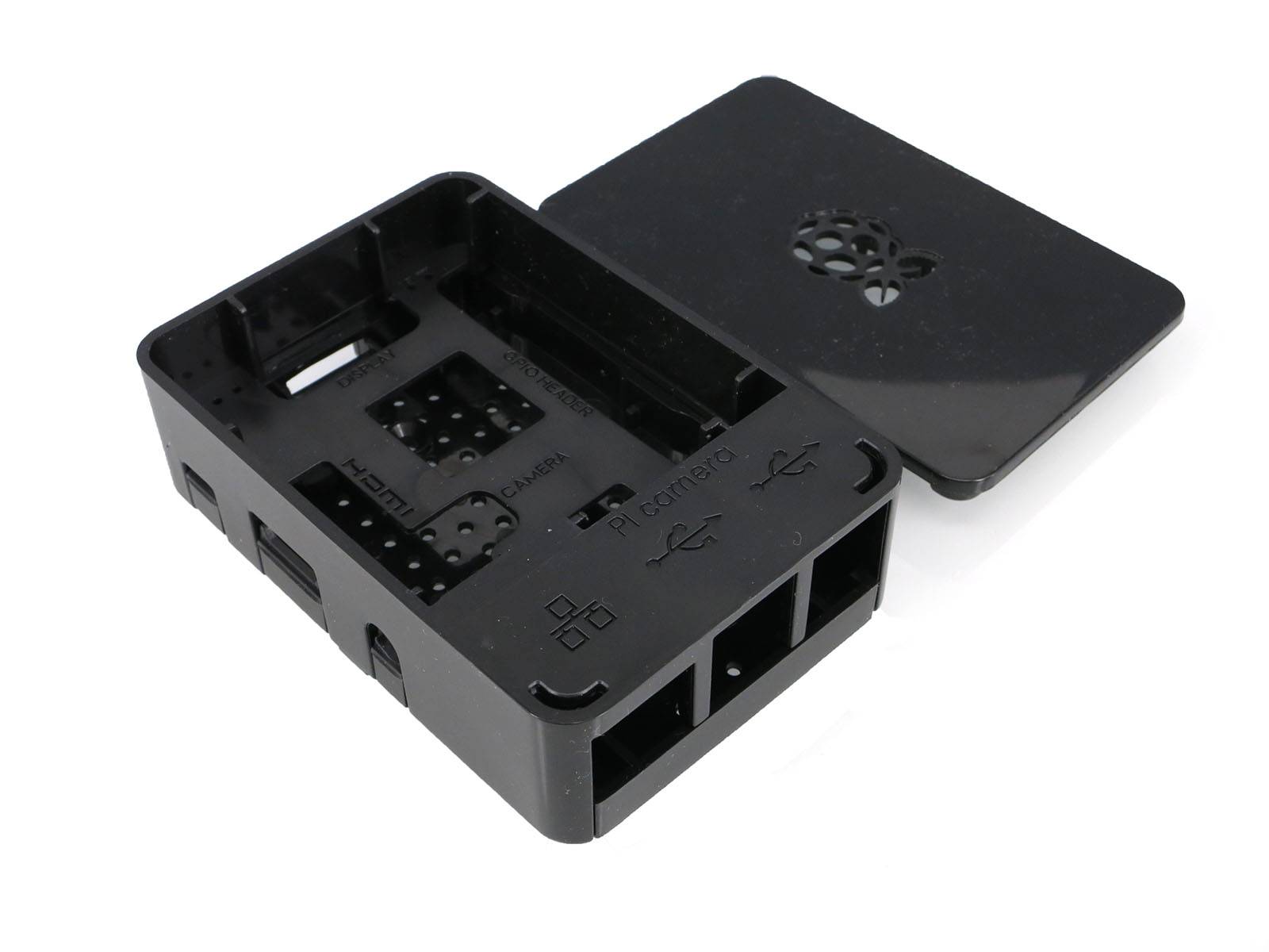 Raspberry Pi ABS Case Gehäuse for Raspberry Pi 3 Model B Schwarz Enclosure
