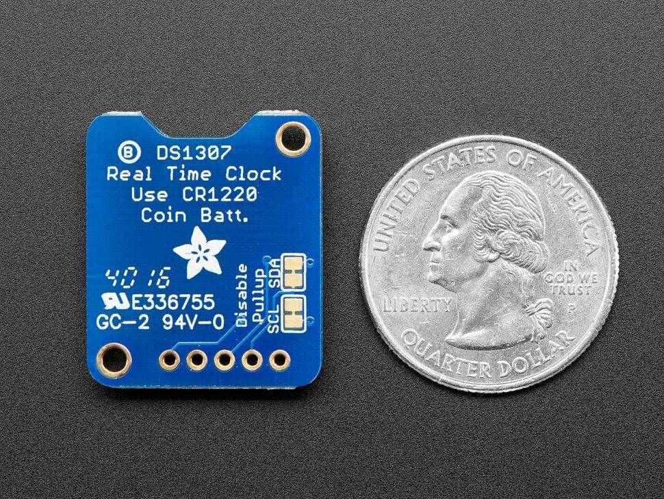 Adafruit DS1307 Real Time Clock, Assembled Breakout Board