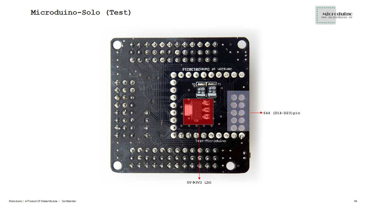 Microduino Shield Solo Sensor Module Expansion Board
