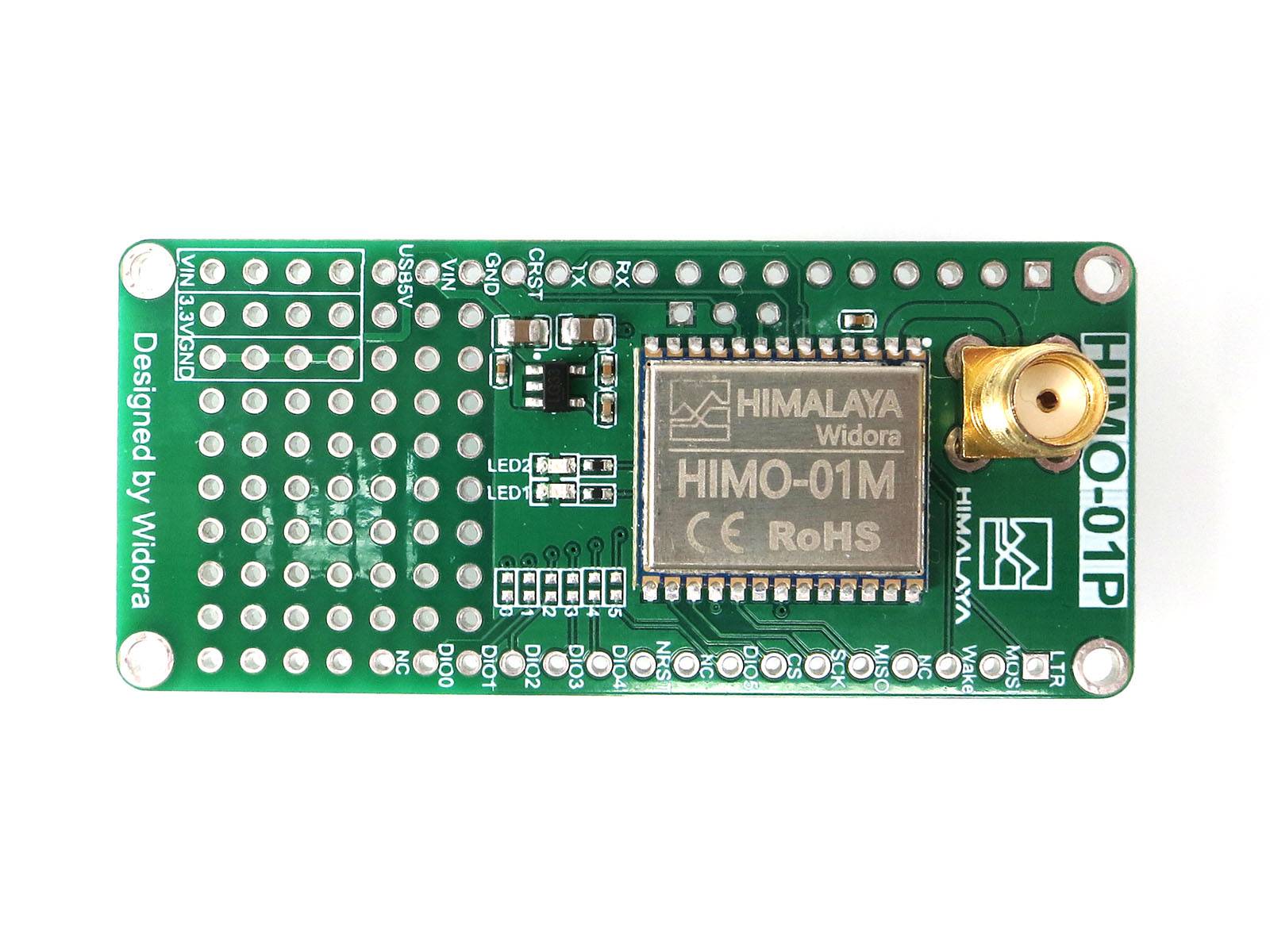 HIMALAYA I/O Adapter Board mit LoRa Modul MCU & SMA Buchse 433MHz