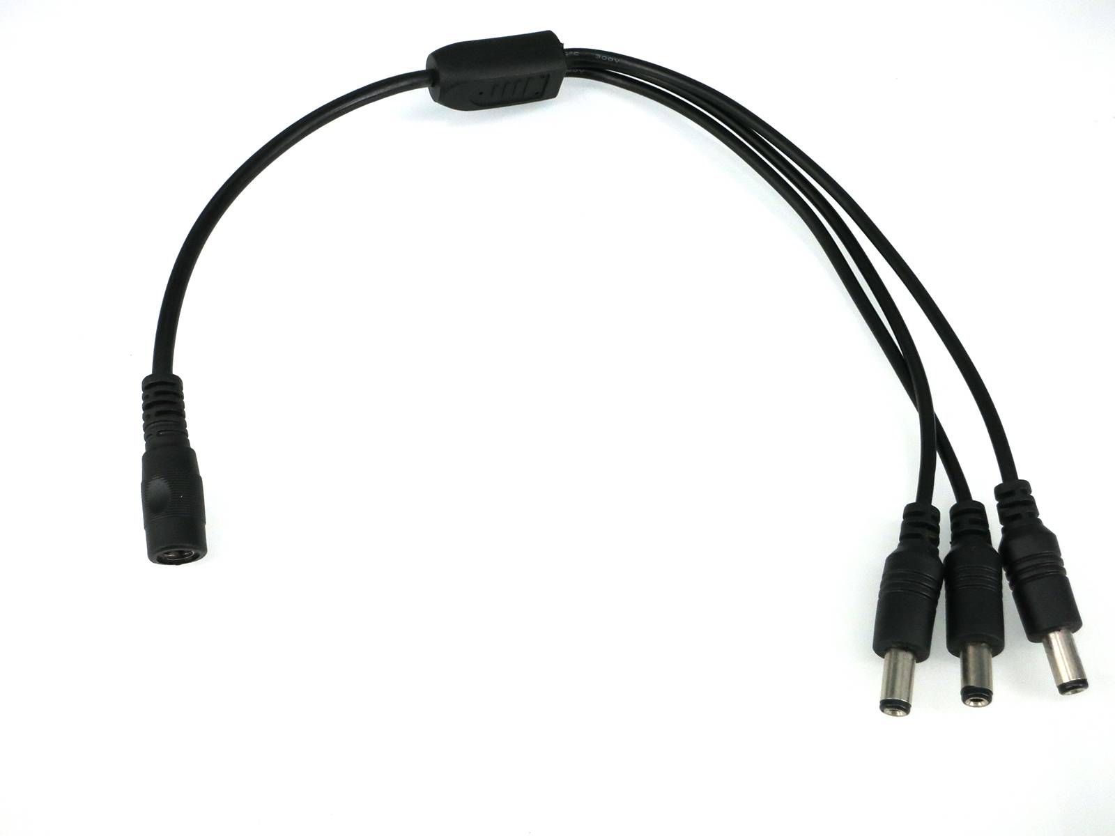 DC Hohlstecker 5,5 x 2,1mm Y-Verteiler 1x Buchse - 3x Stecker DC Kabel für LED S