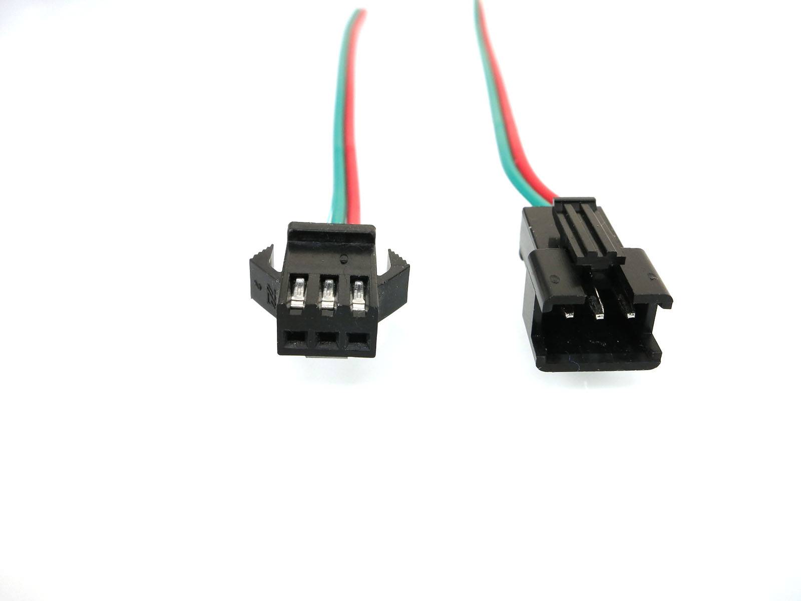 1Paar 15cm Anschlusskabel 3Pin JST SM Buchse/Stecker für RGB LED Streifen