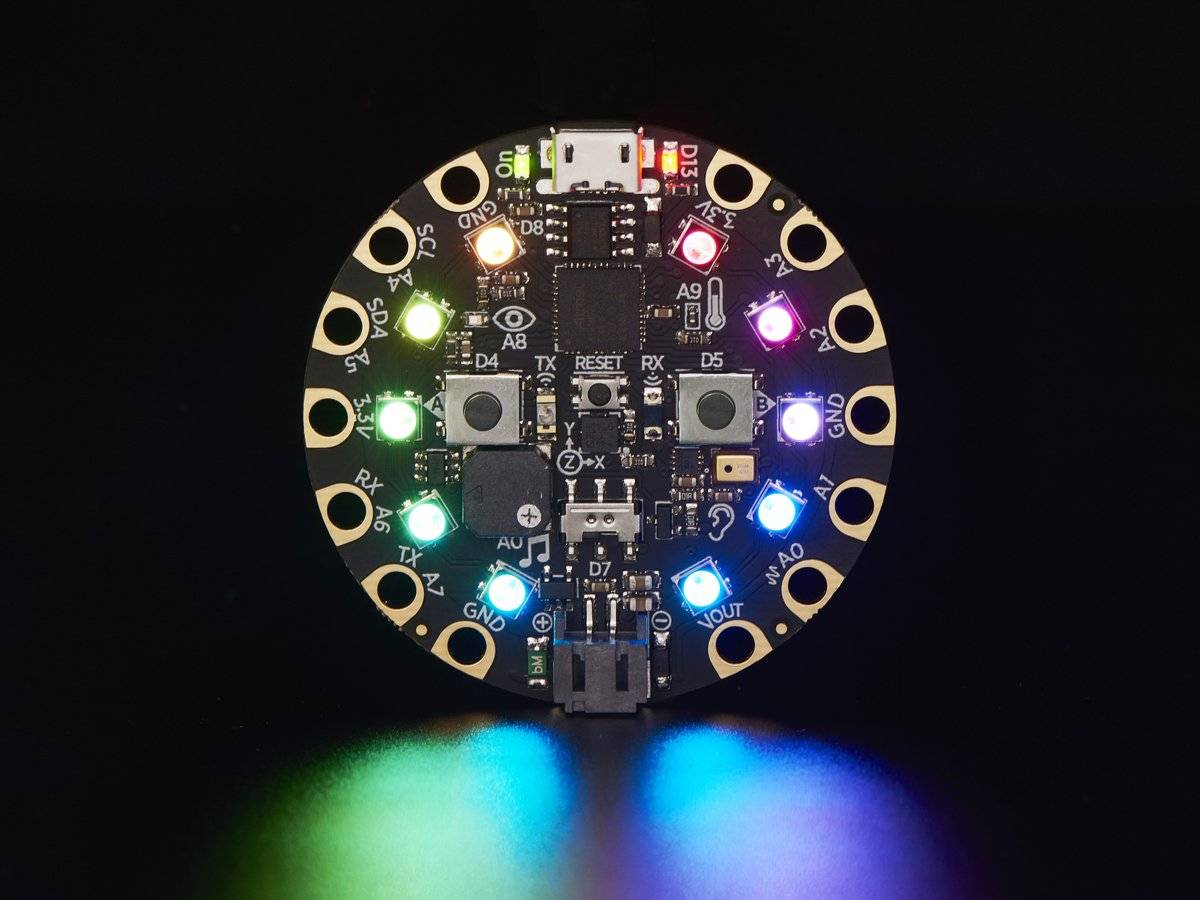 Adafruit Circuit Playground Express 10 x Mini NeoPixels ATSAMD21 ARM