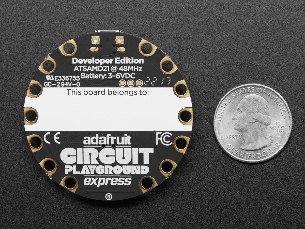 Adafruit Circuit Playground Express 10 x Mini NeoPixels ATSAMD21 ARM
