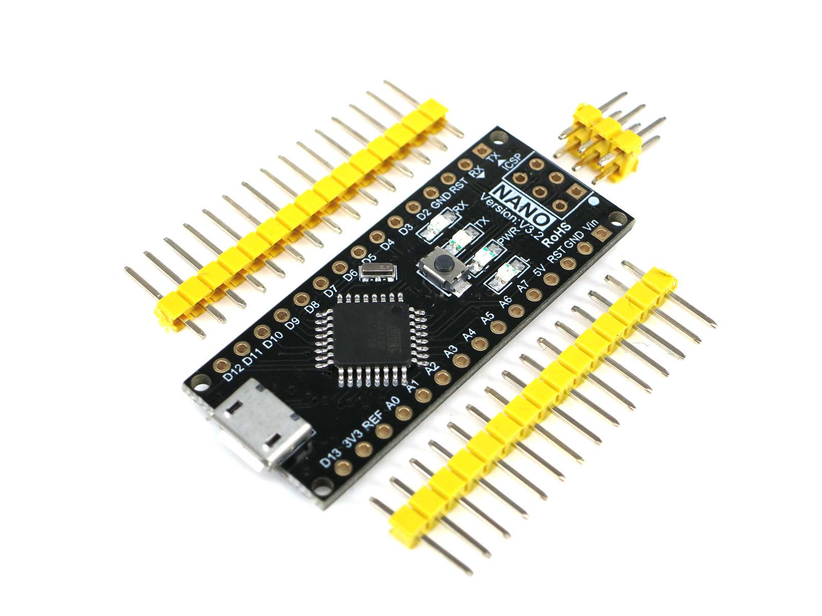 HIMALAYA basic Nano V3.2 Board Atmega328P Arduino kompatibel CP2104 ungelötet