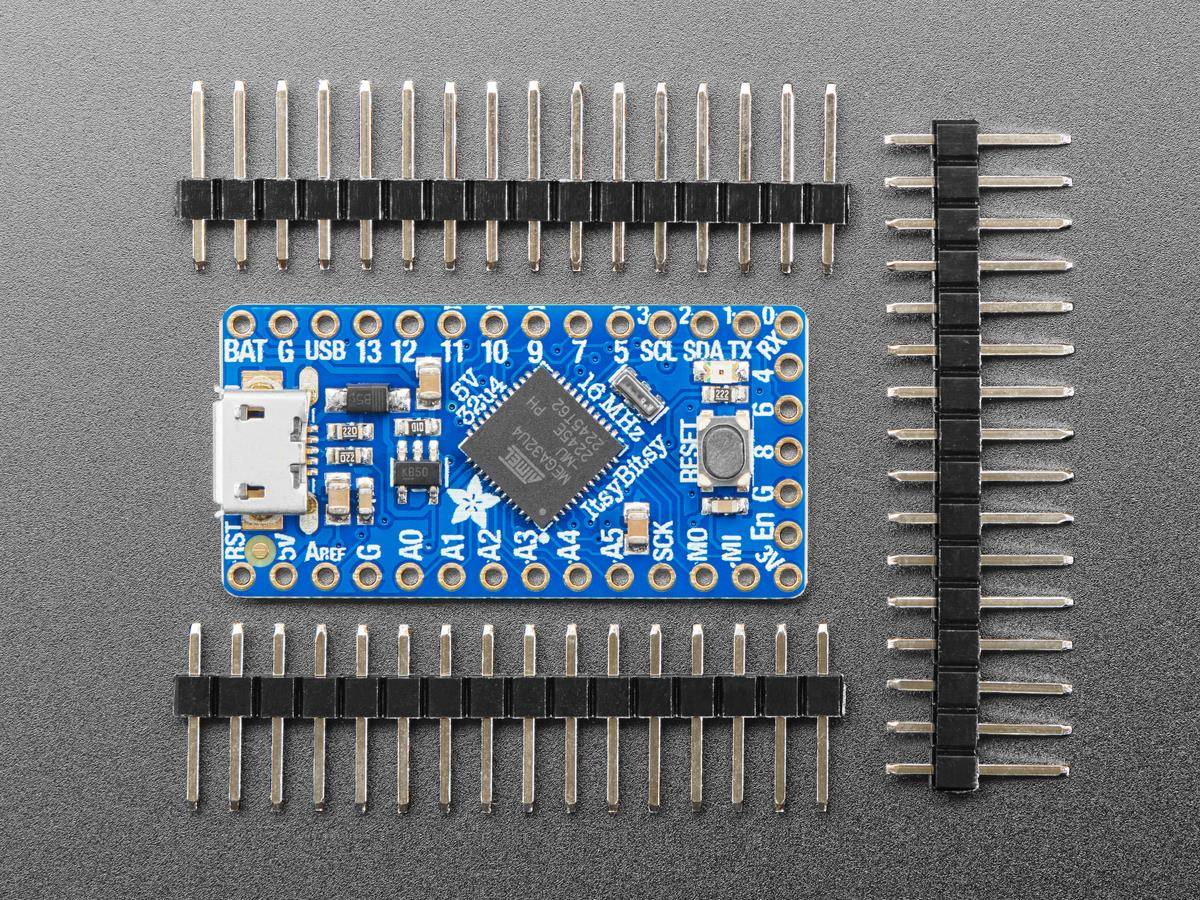 Adafruit Itsy Bitsy 32u4 - 5V 16MHz Atmega32u4 Microcontroller Arduino Compatible