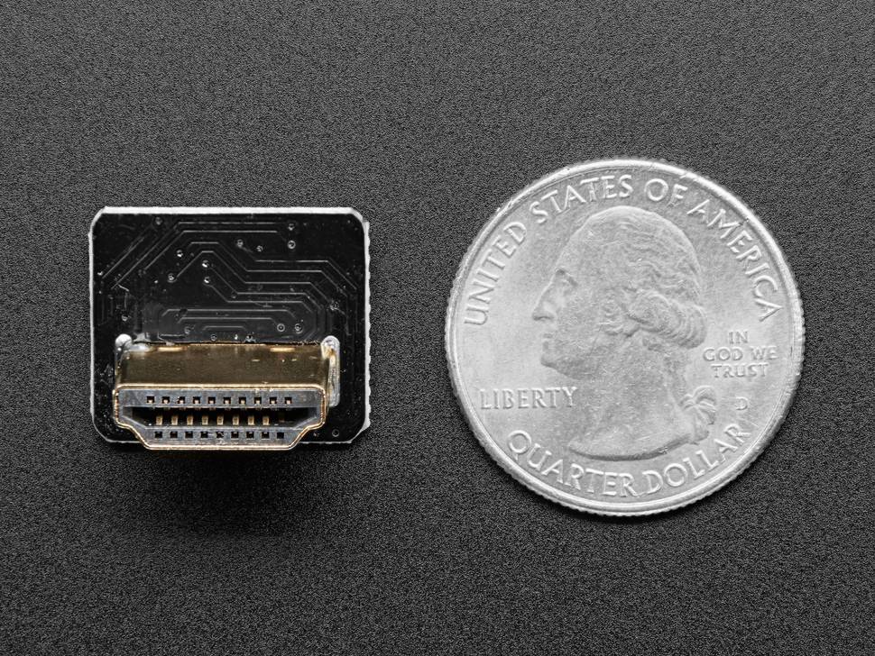 DIY HDMI Cable Parts - Right Angle (R bend) HDMI Plug Adapter